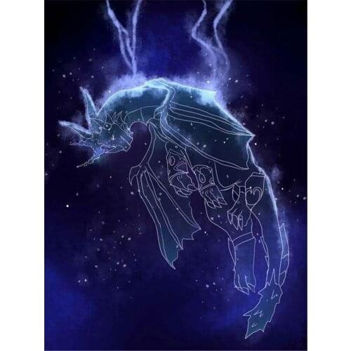 World Of Warcraft DIY Cross Stitch 11CT Embroidery Kits Craft Needlework Set Cotton Thread Printed Canvas Home Sale