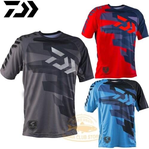 New Summer Fishing Jersey Quick Dry Short Sleeve Fishing Clothing Dawa Breathable Anti-uv Sun Fishing Shirt Fishing Clothes