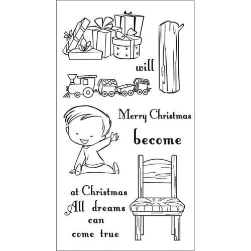 Baby gift Transparent Silicone Stamp/Seal for DIY scrapbooking/photo album Decorative clear stamp