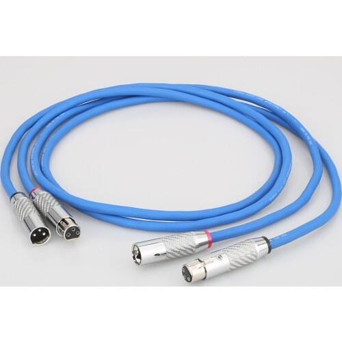 A23 CARDAS Clear Light XLR Balanced cable Carbon fiber 3pin XLR plug Amplifier CD DVD player Interconnect Audio cable