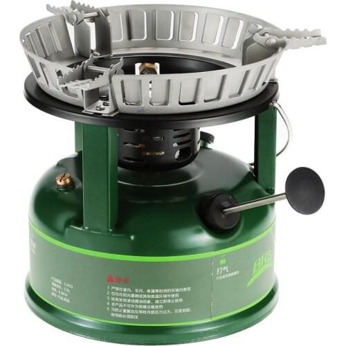 Brs-7 Oil Camping Stove Outdoor Cooking Pinic Party Military Family Team Gasoline Stove for 10 Person Super Power 9.8KW