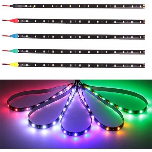 2x 30cm LED Light Strip Car DRL Daytime Running Light Waterproof DC12V Auto Decorative Light Source Parking Fog Bar Lamp strips