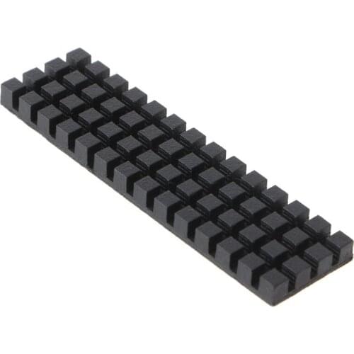 Black Graphene Heatsink M.2 NGFF 2280 PCI-E NVME SSD Thermal Pad Hard Disk Cooler Radiator Heat Sink 67x18x1.5/2/2.5/3/4/6mm