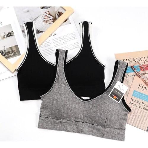 Yoga Bra Gym Fitness Crop Top Women Sports Bra Women For Fitness Top Push Up Yoga Bra Cup For A-D Black White Running Sport Bra