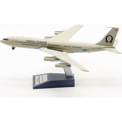 1:200 GAS TANKER airplane B707-300 N707MQ with base landing gear alloy aircraft model Toy for collection