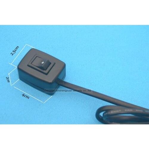 12v24v Switch on line Cable 75cm On Off Power Cord For LED Lamp with Switch