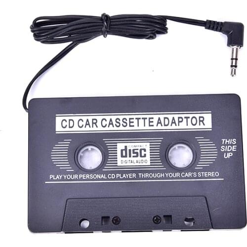 1PC Cassette Tape Adapter for MP3 CD DVD Player Black Universal Car Cassette Car Audio High Quality Wholesale