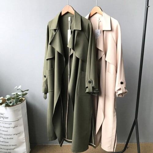 Женские длинные тренчи AINICECAI China At AliExpress