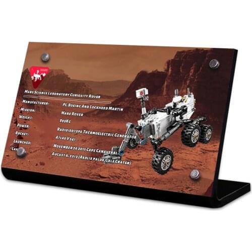 Acrylic Display Stand Brand for Ideas Mars Science Laboratory Curiosity Rover 21104 Building Blocks