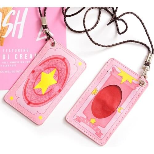 Anime Cardcaptor Sakura Halter Bus card set Protection Case Toy Gift