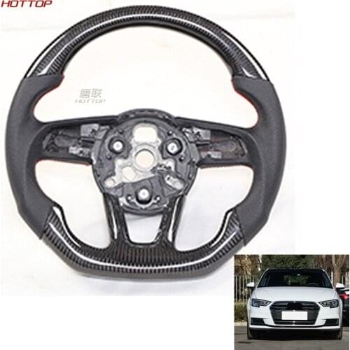 Car Carbon Fiber Steering Wheel For Audi A3 2020