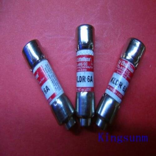 Free shipping 10pcs KLDR 6 genuine American Netlon CLASS CCTIME-DELAY delay fuse / fuse 600V6A