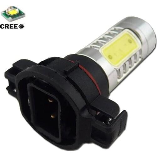 Free shipping 2Pcs New H16 PS24W FF 5202/5201/PS19W/PG20-3 11W COB LED Projector Bulbs For Fog DRL Lights LED Foglight bulbs