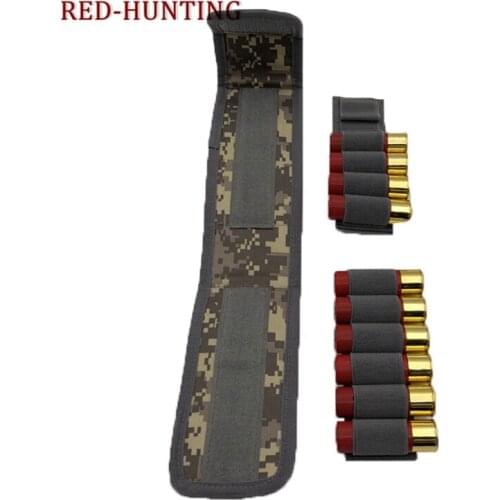 Shotshell Holder 16-Hole Round Bullet Quick Access Molle Pouch Shotgun Shell Case For 12 Gauge/20G