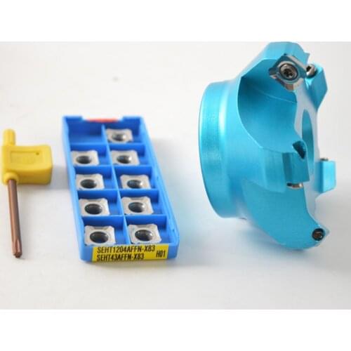 AL-KM12 80-22-4F Insert Indexable Face milling cutter end mill with SEHT1204AFFN-X83 H01