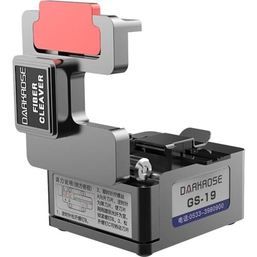 GS-19 High-precision CutterFiber CutterTrunk Fusion Splicer Hot-melt Cutter, Fiber Optic Cable, Fully Automatically Return Blade