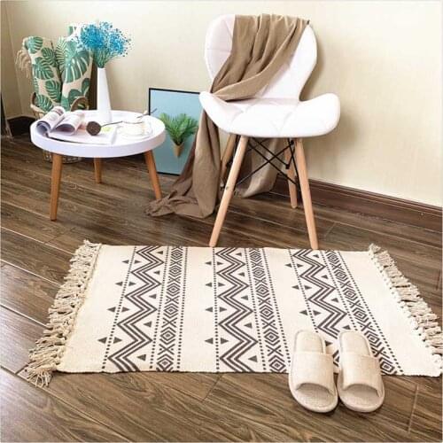 Cotton Tassel Baby Room Rugs Prayer Mattress Household Bathtub Carpets Welcome Foot Pad