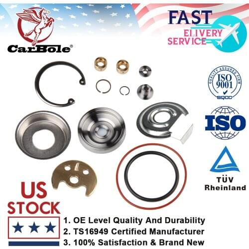 Carbole New Turbo Rebuild Kit for 335I 135I 535I N54 Volvo Mitsubishi TD03 TDO3 TDO2 Turbocharger Overhaul Kit