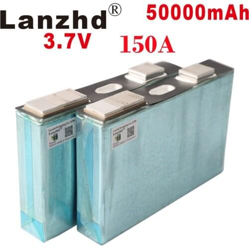3.7V 150A 50000mAh 3C Ternary power lithium battery Single aluminum shell Motorcycle Electric vehicle energy Storage battery