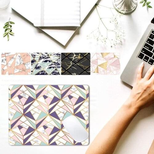 Anti-slip Soft Gaming Mouse Pad Shape Series Computer Mousepad High Quality PU Leather Keyboard Mat Laptop Computer PC Mouse Mat