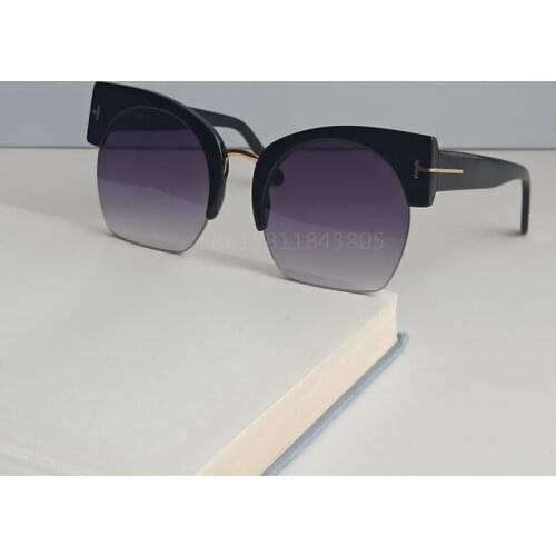 2021 New Design Square Vintage Sunglasses 659 for Men and Women Zonnebril Dames Black Blue Eyeglasses UV400