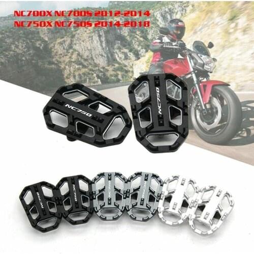 Foot Pegs Footpegs Footrests For Honda NC700X NC700S 2012-2014 NC750X NC750S 2014-2018