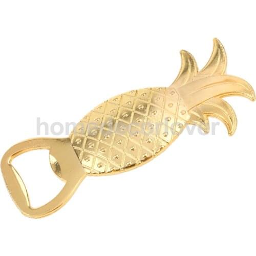 Lovely Golden Pineapple bottle opener beach fruit wedding favour bomboniere Party gift Bar Accessory