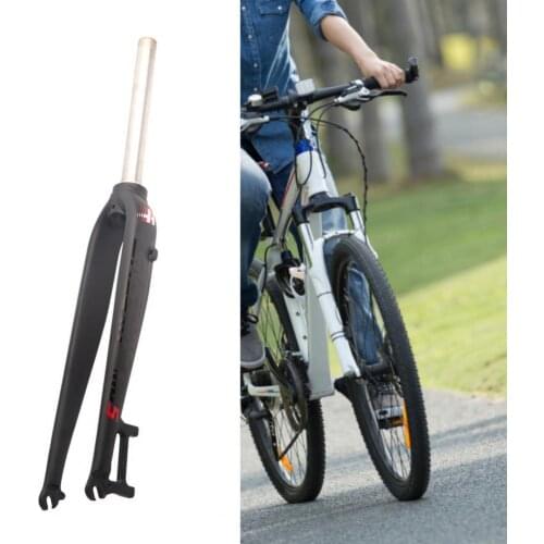 Strong Support Useful Solid Aluminum Alloy Bike Hard Fork Bike Accessory Bicycle Fork Lightweight for Mountain Bike