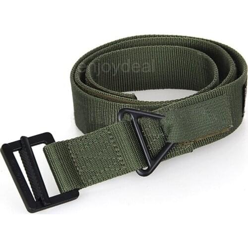 Unisex Tactical Belt Casual Canvas Durable Belt Outdoor High Quality 4 inches Parachute Grade Buckles Belt