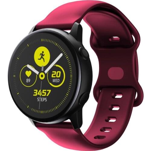 20mm 22mm watch strap for Samsung Galaxy watch 3 42 45 46mm active 2 band amazfit pace/gts2/bip sports bracelet huawei GT 2 band