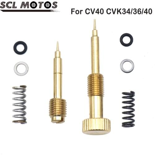 SCL MOTOS New 1PC Motorcycle Carburetor Air Adjusting Mixture Fuel Ratio Screw Idle For Harley CV40 Keihin CVK34 CVK36 CVK40