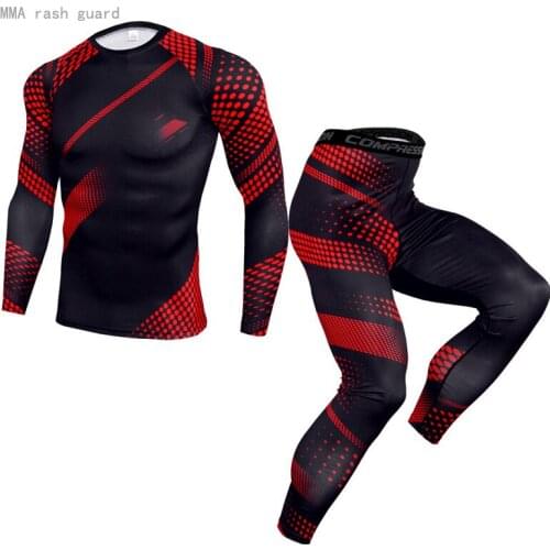 New Winter Mens Thermal underwear Long sleeve Top Compression pants 2 Piece Tracksuit Men Thermal long johns Wear High quality
