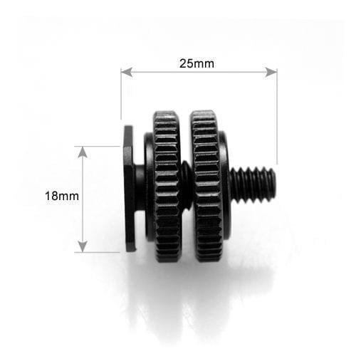 SmallRig 1/4"Tripod Mount Screw to Flash Hot Shoe Adapter for Camera and Monitor