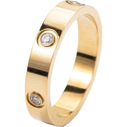 2021 Stainless Steel Ring For woman Women ring stainless steel jewelry accessories for women Rings with stones