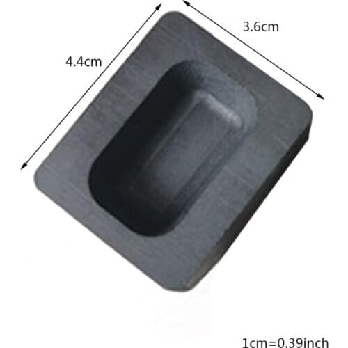 Gold Silver Ingot Mold Cross Graphite Crucible Mold Melting Gold Silver nonferrous Metal Casting Refining Scrap Jewelry HX6E