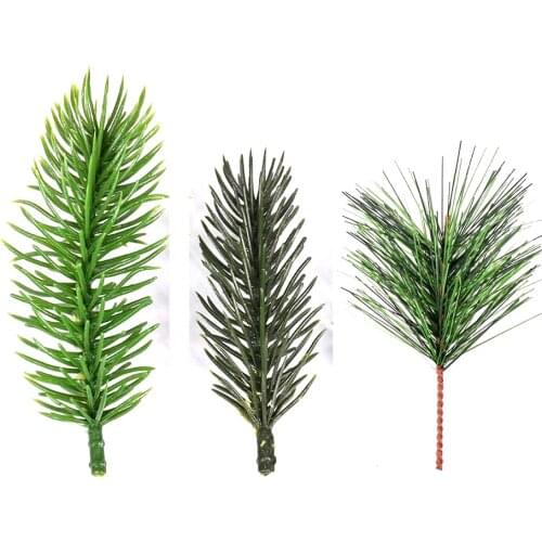 1PC Artificial Pine Needles Simulation Plant Flower Arranging Accessories for Christmas Trees Decorative Flores
