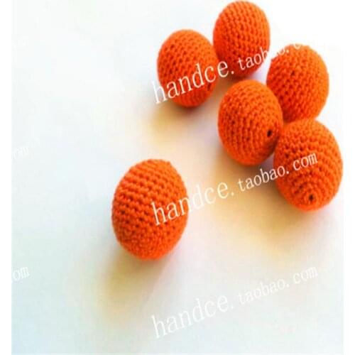 2018 new arrival korean fashion natural cotton crochet balls with 3D beads for cloth decor as patches 12 pcs lot accessories