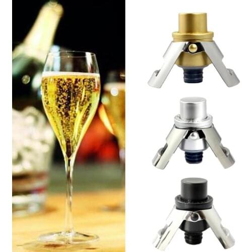 304 Stainless Steel Vacuum Red Wine Champagne Sparkling Wine Cap Sealer Barware Portable Home Kitchen Wine Beer Bottle Bar Tools