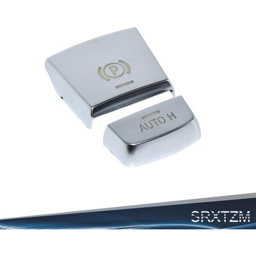 SRXTZM For BMW F10 F07 F01 X3 F25 X4 F26 F11 F06 X5 F15 X6 F16 Accessories 3D Parking Brake Switch P Button Cover ABS