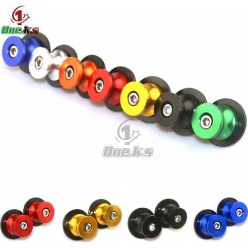 6MM Motorcycle accessories CNC Swingarm Spools slider stand screws For Triumph Daytona 675 2006-2010/Street Triple 675 2007-2012