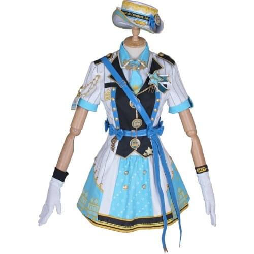 Anime Game LoveLive Sunshine Takami Chika Cosplay Costume Coat Shirt Skirt Hat Daily Carnival Party Festival Uniform Brand New