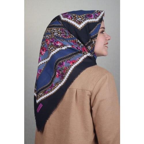 BONJELA PATTERNED COTON SCARF-DESEN-64-RENK-13