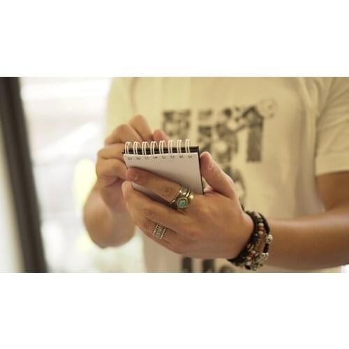 BLACK NOTE by Smagic Productions Gimmick Mentaliam Magic Tricks Illusions Close up Magic Prediction Fun Magia Props Magician Toy