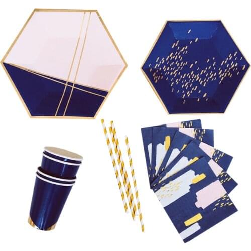 Eco-friendly Tableware Sets paper plates decoupage paper napkins napkins decoupage Party first communion party decorations