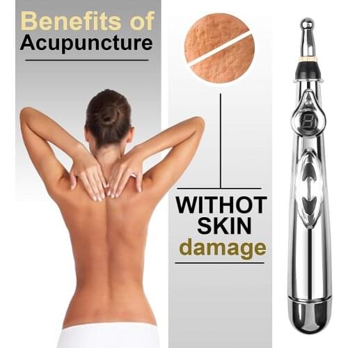 Electric Acupuncture Pen Electronic Meridian Energy Body Massager Laser Therapy Pain Relief Instrument Massage Relaxation