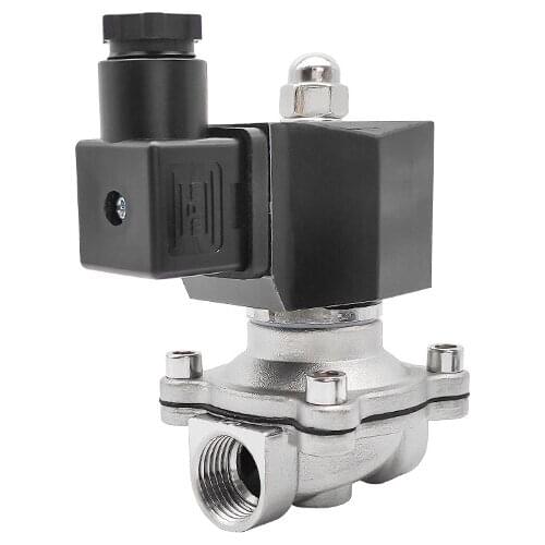 1/2" Stainless Steel Solenoid Valve Waterproof Normally Closed Solenoid Valve 24V 12V 220V 110V