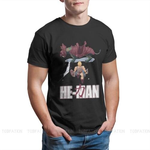 He-Man and the Masters of the Universe Battle Cat Grayskull Anime Crewneck TShirts Akira Print Homme T Shirt Funny Tops 6XL