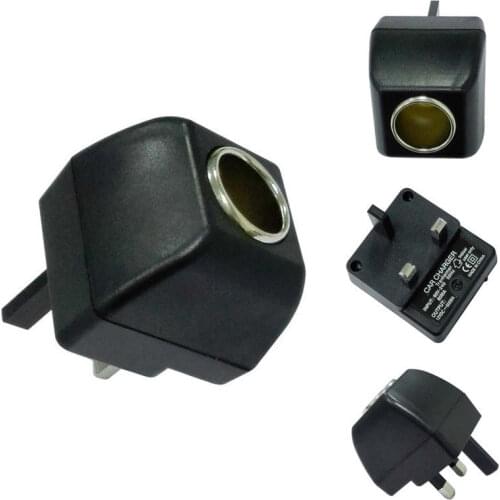 Cigarette Lighter Socket 240V Mains Plug to 12V Car Charger Power Adapter New FR
