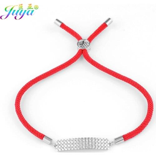 Juya Fashion Charm Bracelets Supplies Gold/Rose Gold Adjustable Rope Chains Couple Bracelets For Women Men