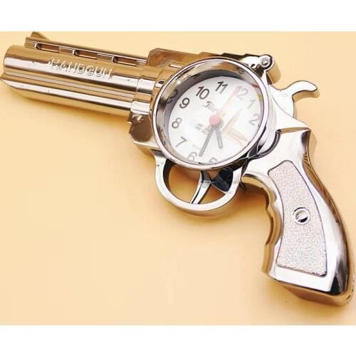 Creative Retro Gun/Violin Model Desk Alarm Clock Student table Alarm Clock Childrens holidays gifts home table decor free ship